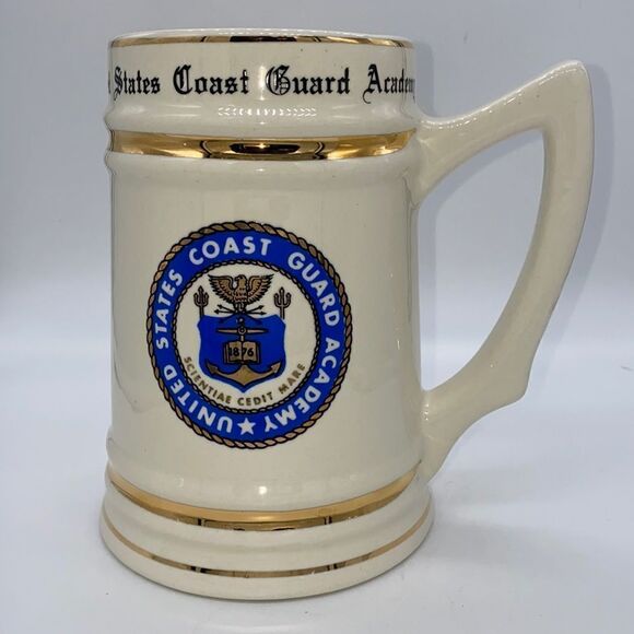 United States Coast Guard Academy Stein - Picture 1 of 8